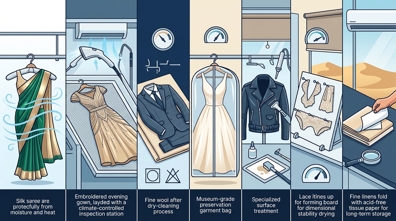 7 Specialty Garment Care Services for Delicate Fabrics in Dubai