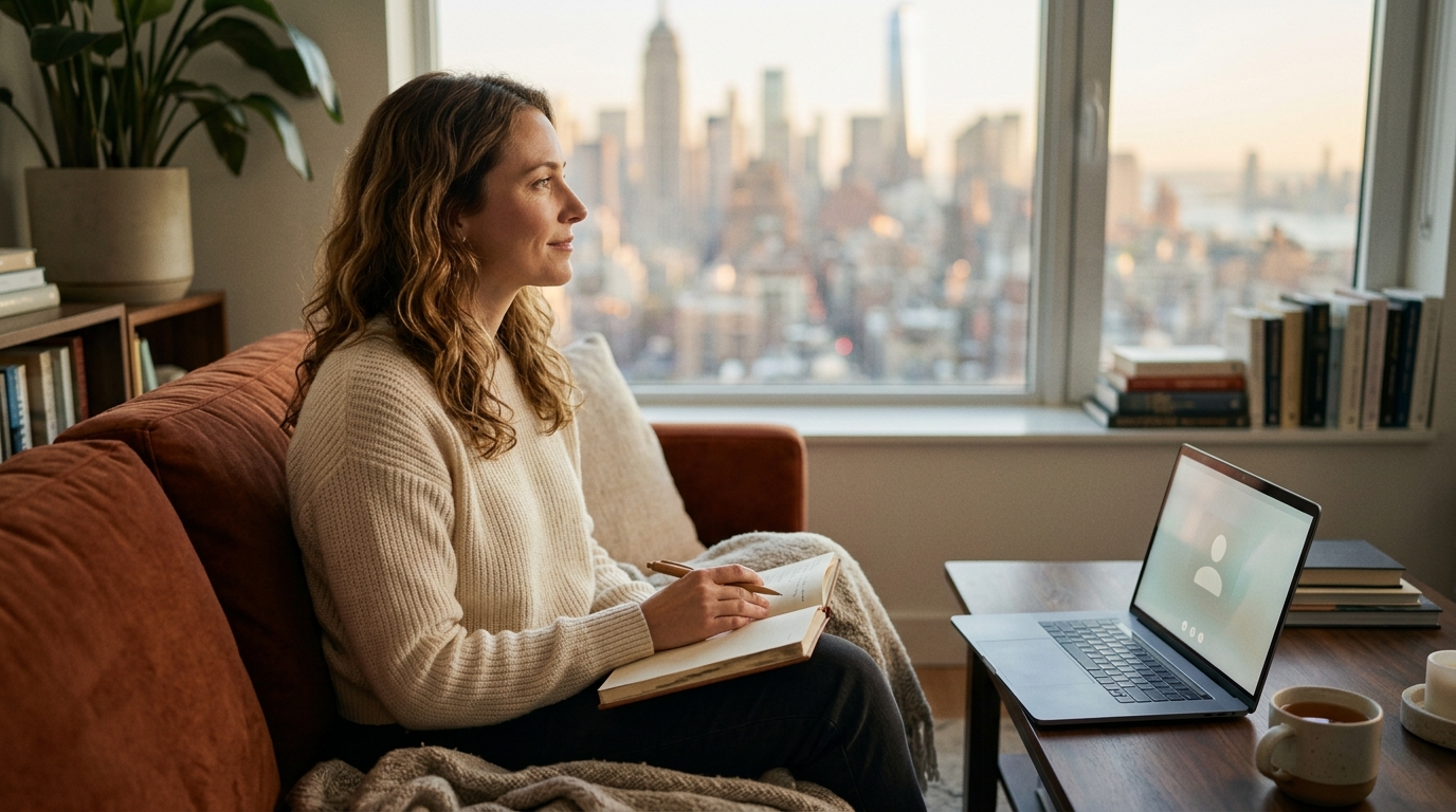 Where to Find an Online Therapist in New York for Anxiety or Dep