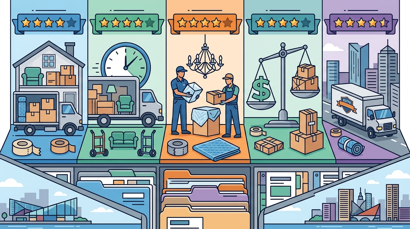 Top 5 Baltimore Moving Companies Ranked by Customer Reviews