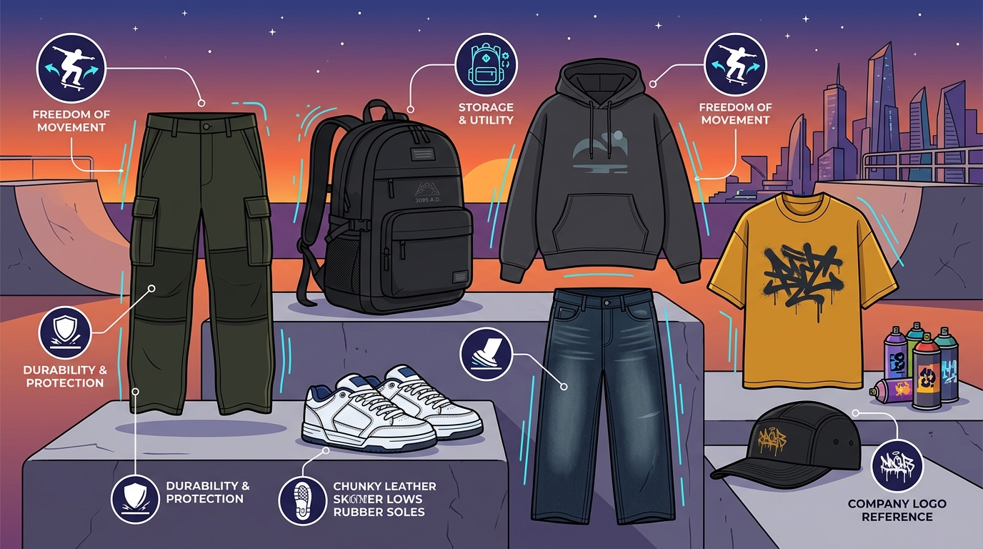 7 Best Baggy Streetwear Pieces Skaters Are Wearing in 2026