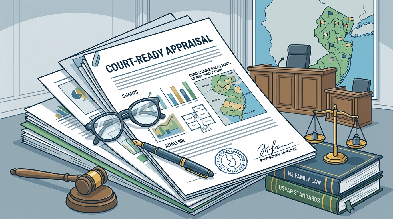 What Makes a Divorce Appraisal Legally Defensible in NJ Courts?