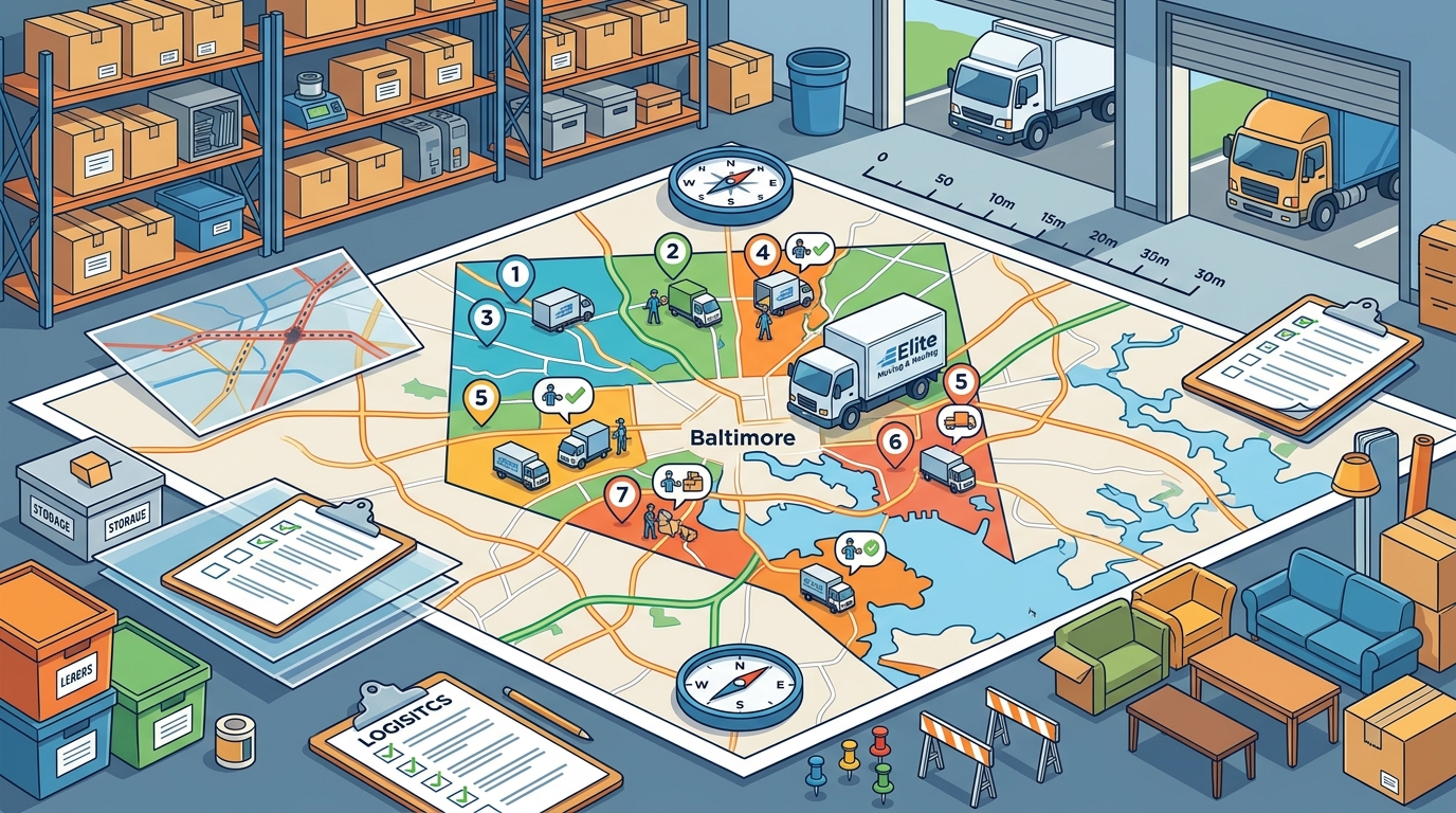 7 Baltimore Neighborhoods Ranked by Moving Service Availability
