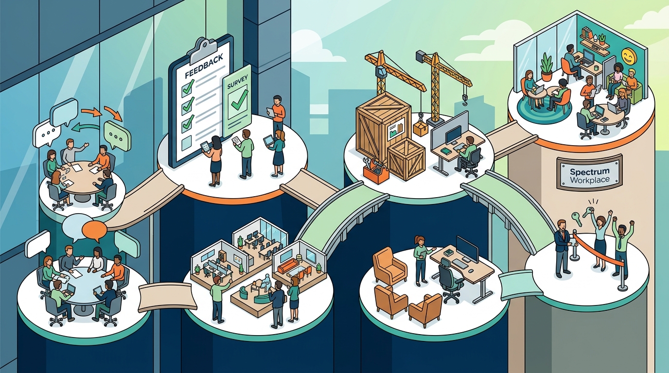 7 Key Steps to Building Staff Buy-In for a Refurbished Workplace