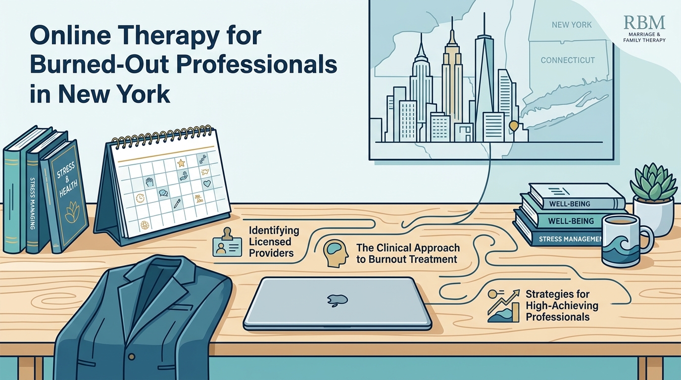 Online Therapy for Burned-Out Professionals in New York