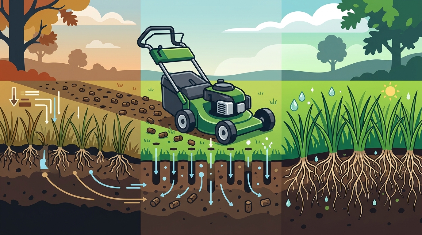 7 Best Times to Aerate Your Lawn in Sterling, MI