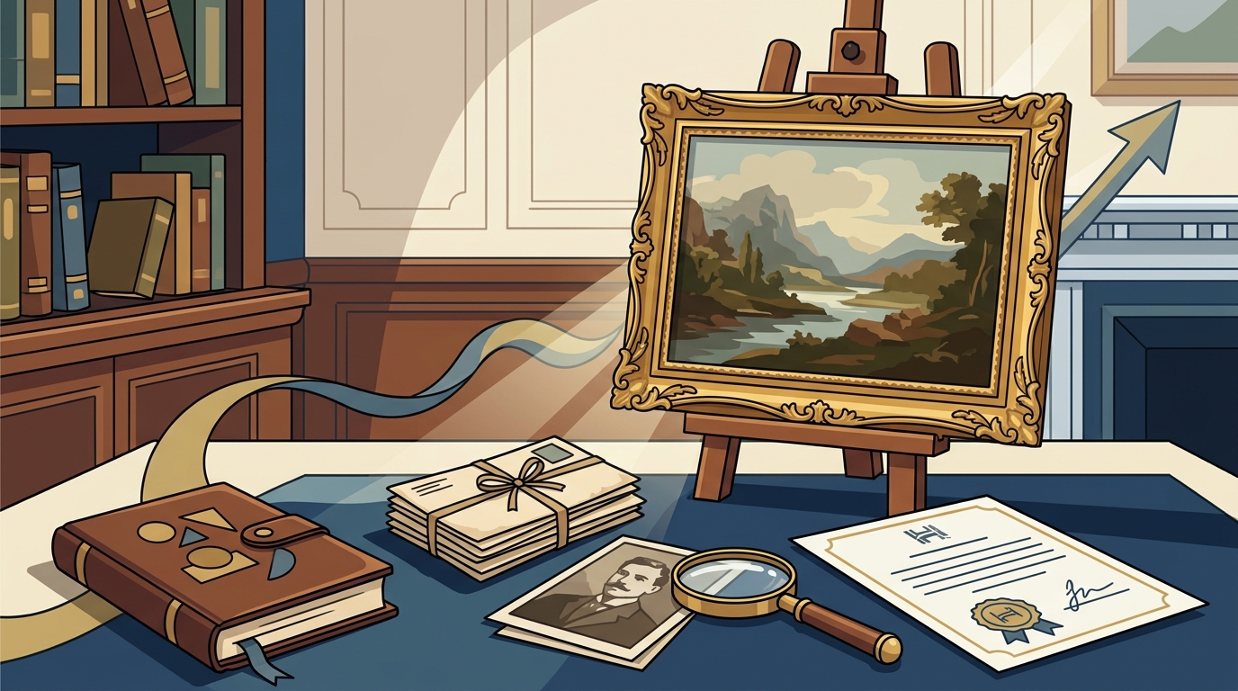 How Proving Artwork Origin Affects Market Value