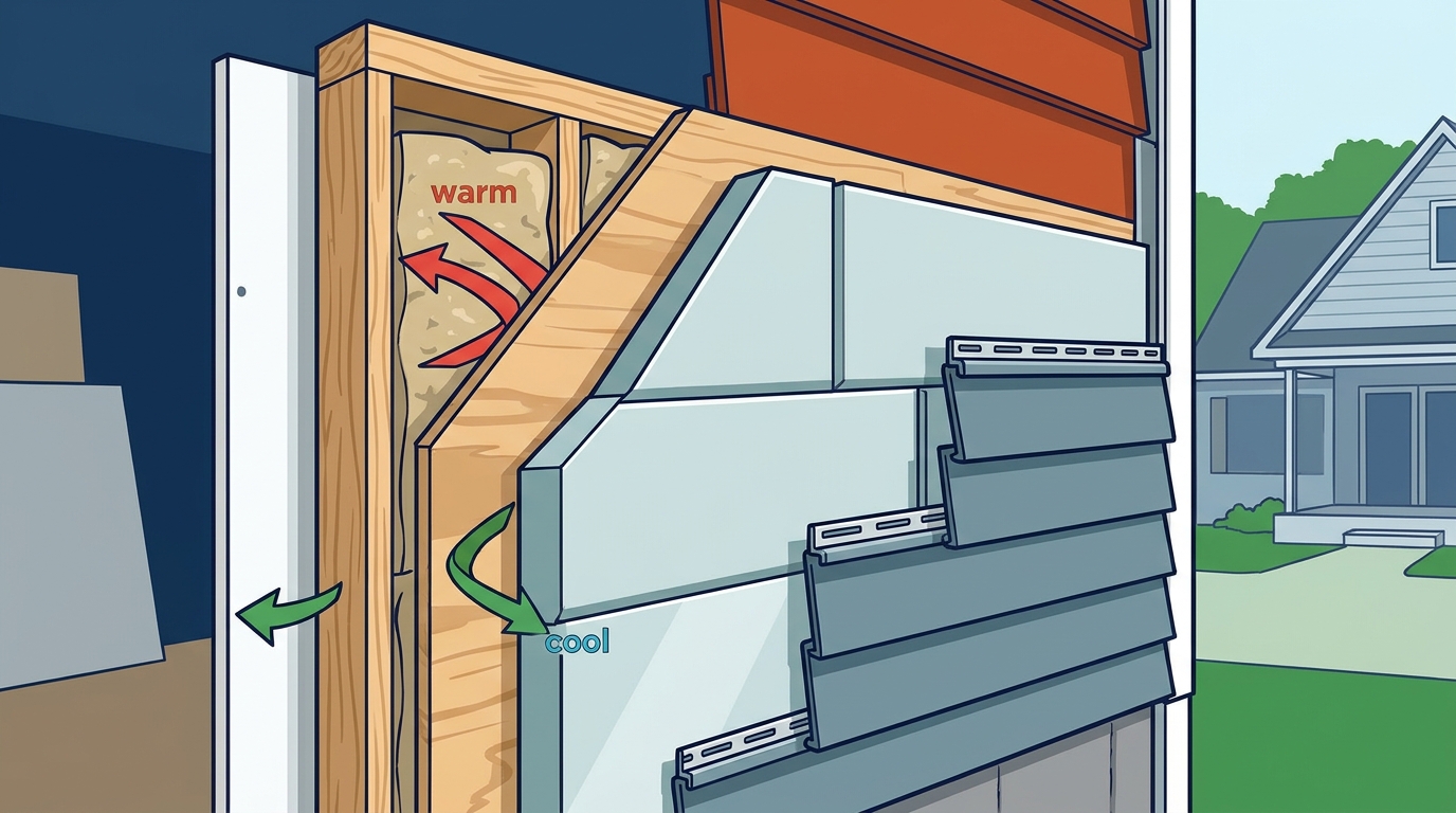 Real Benefits of Adding Insulation Behind New Siding
