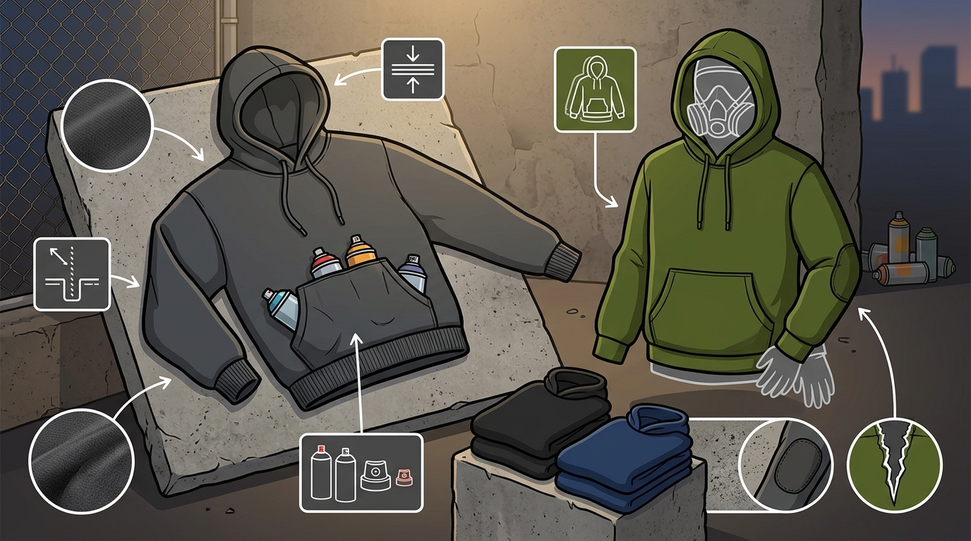 7 Best Oversized Hoodie Styles for Graffiti Artists in 2026
