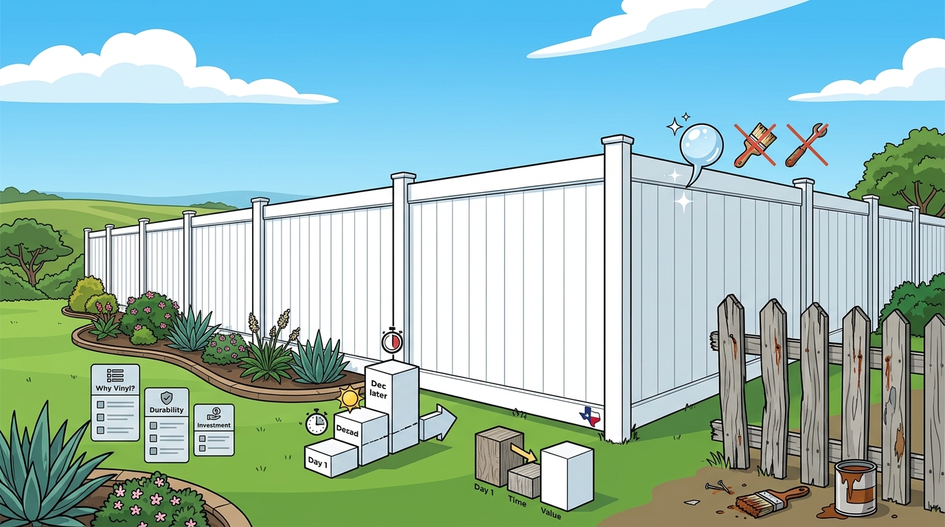 Vinyl Fencing: The Ultimate Maintenance-Free Privacy Solution