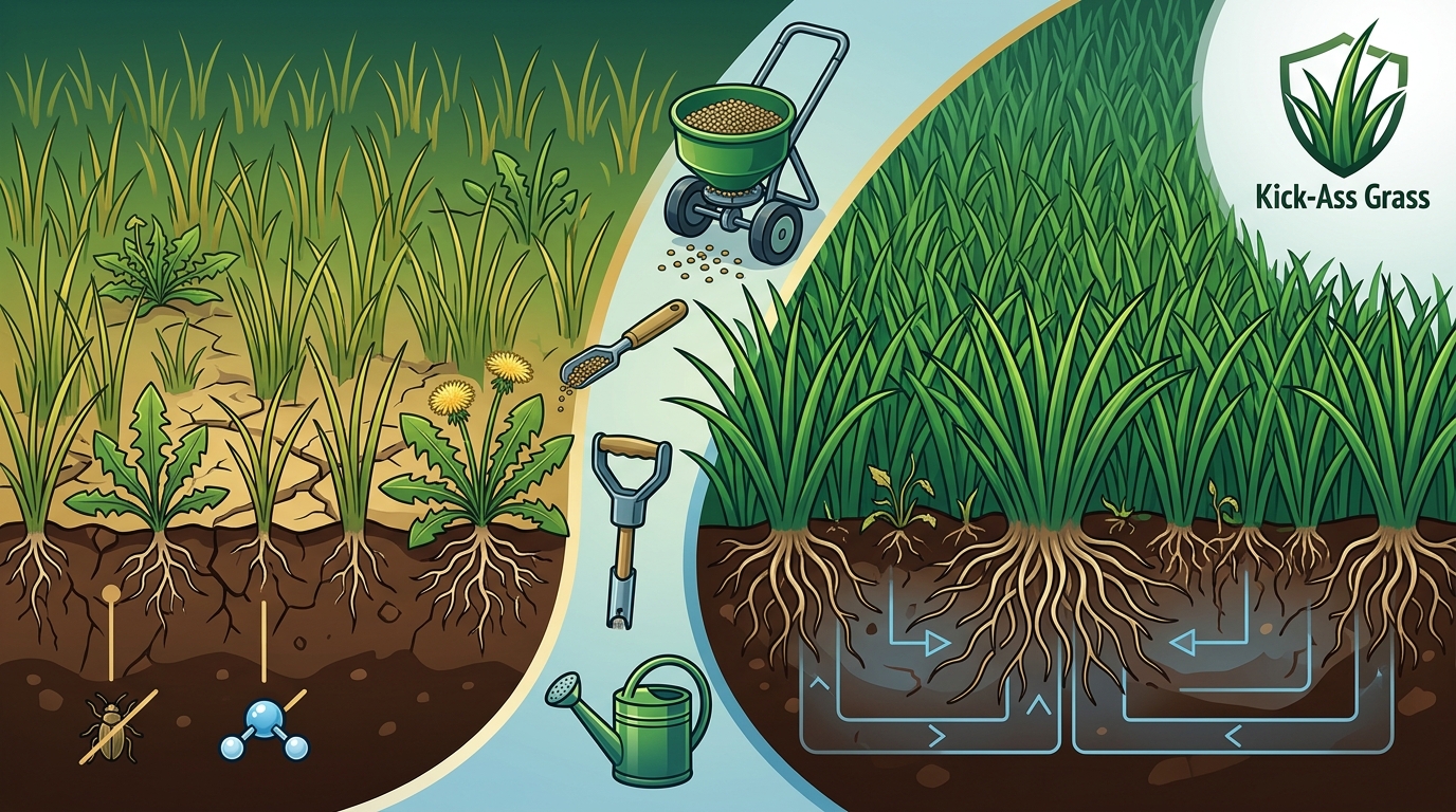 7 Ways to Thicken a Sparse Lawn This Season