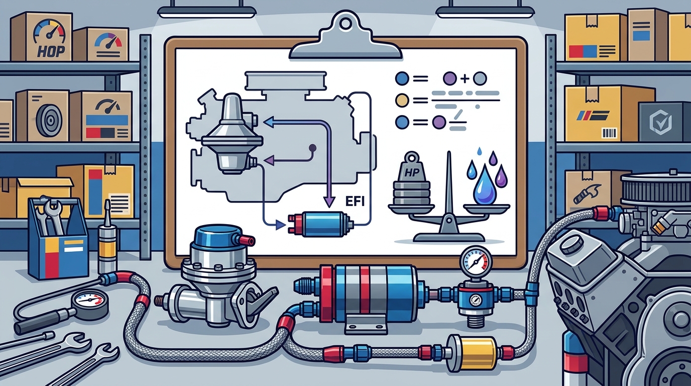 How to Calculate Fuel Pump Size for Ford and Chevy Engine Up