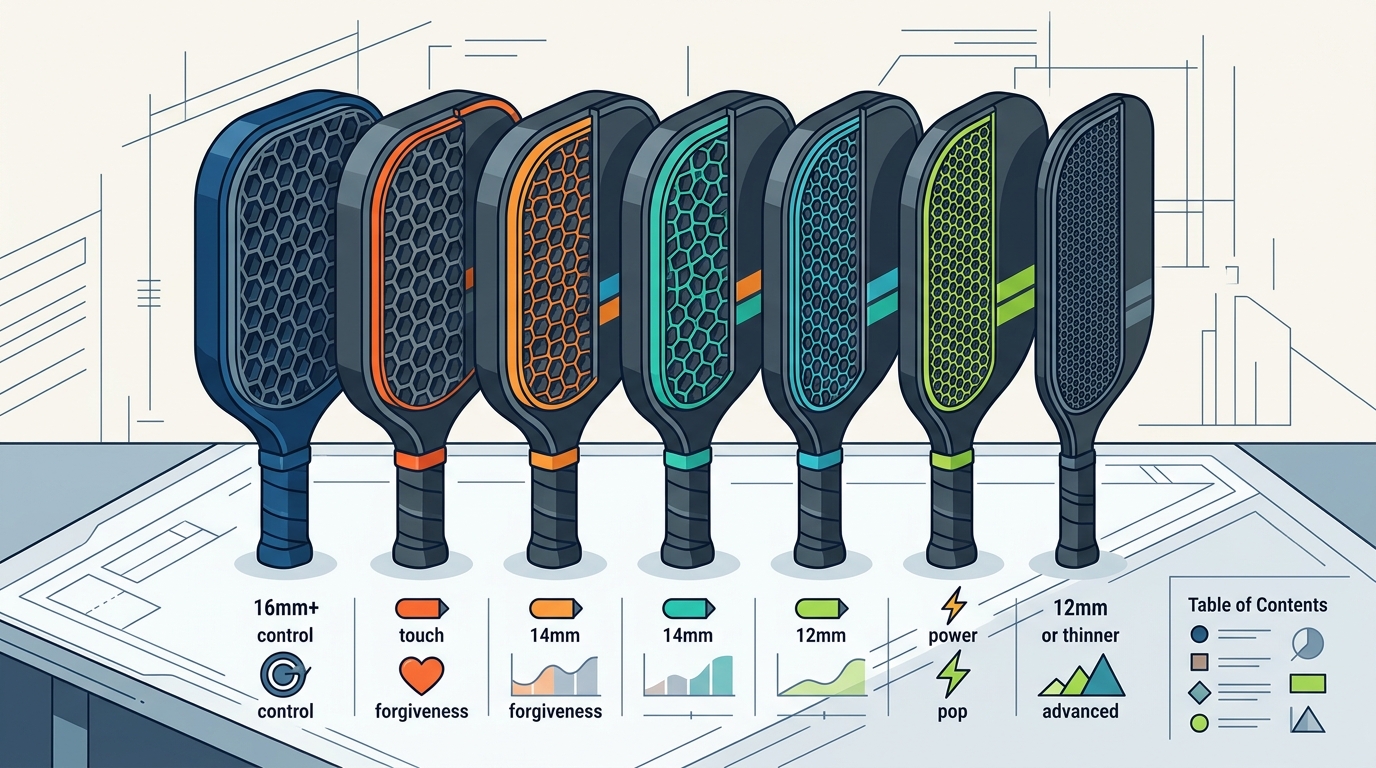 7 Best Paddle Core Thicknesses for Beginners, Intermediate, and