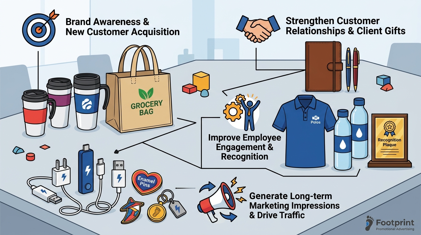 Aligning Branded Merchandise with Specific Marketing Goals