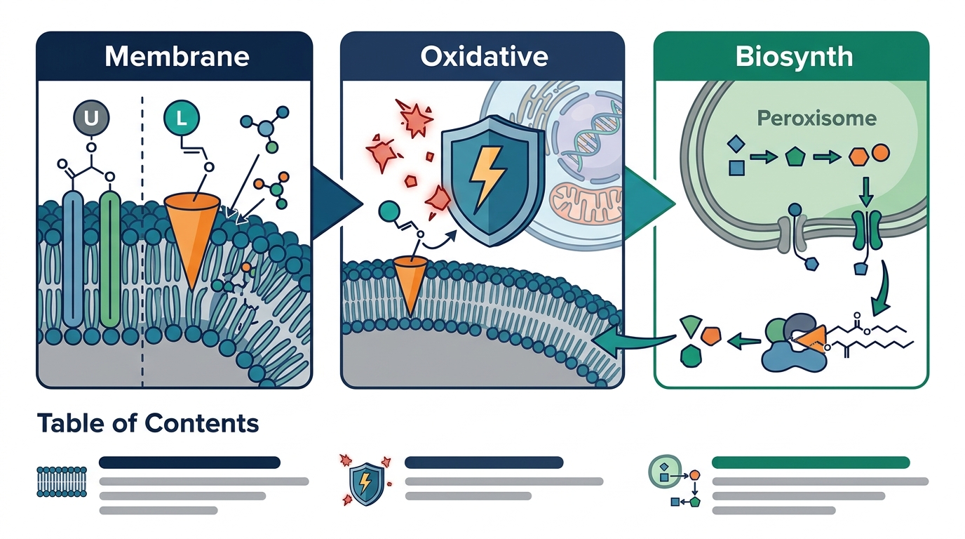 Plasmalogen Unique Properties: Membrane, Oxidative, and Biosynth