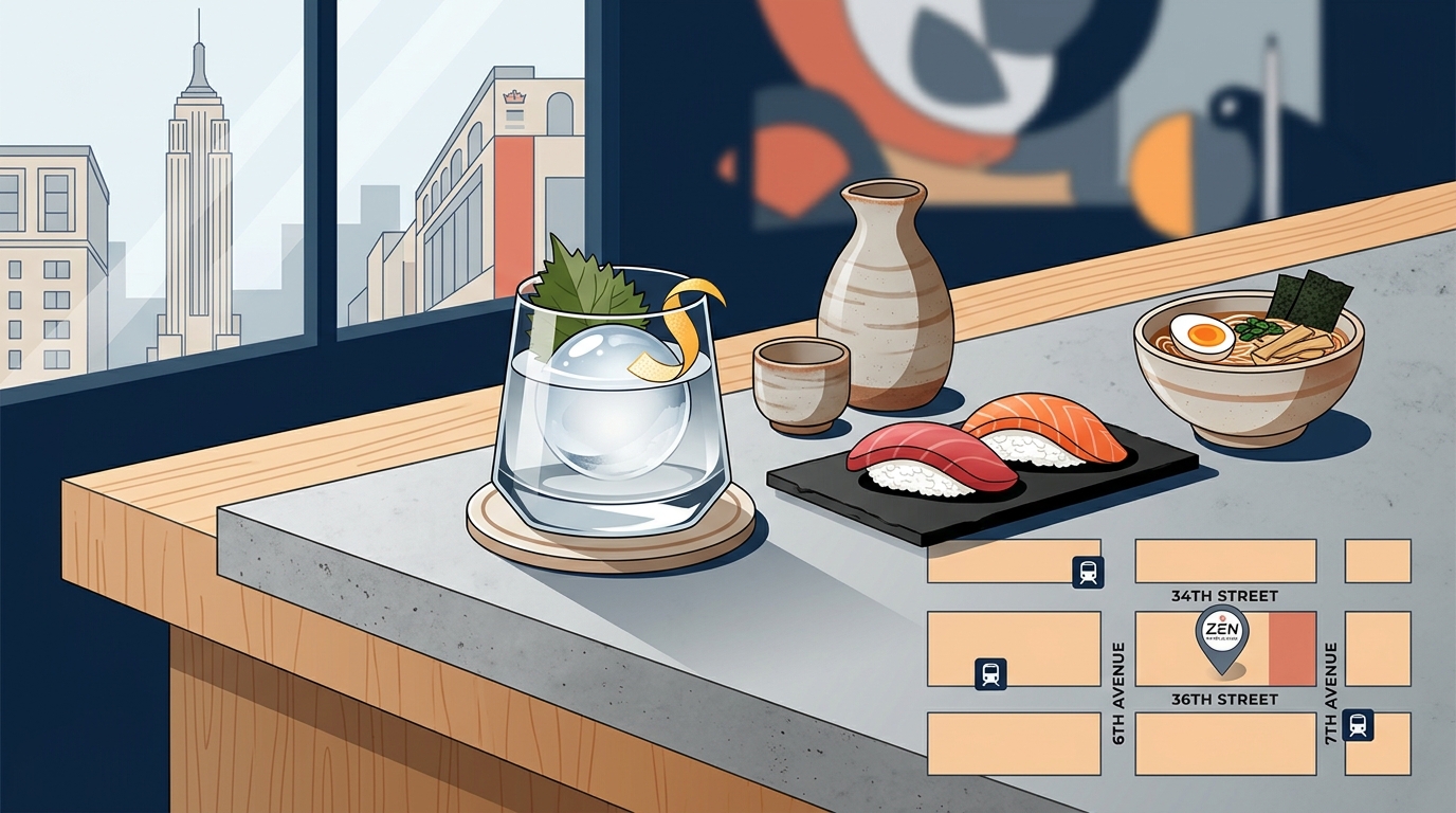 Japanese Cocktail Bars Near Herald Square: A Guide