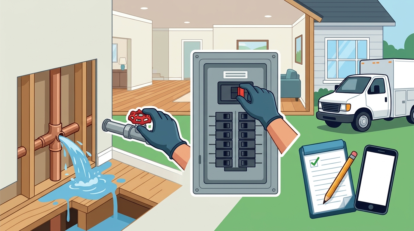 Immediate Steps to Take When a Pipe Bursts at Home