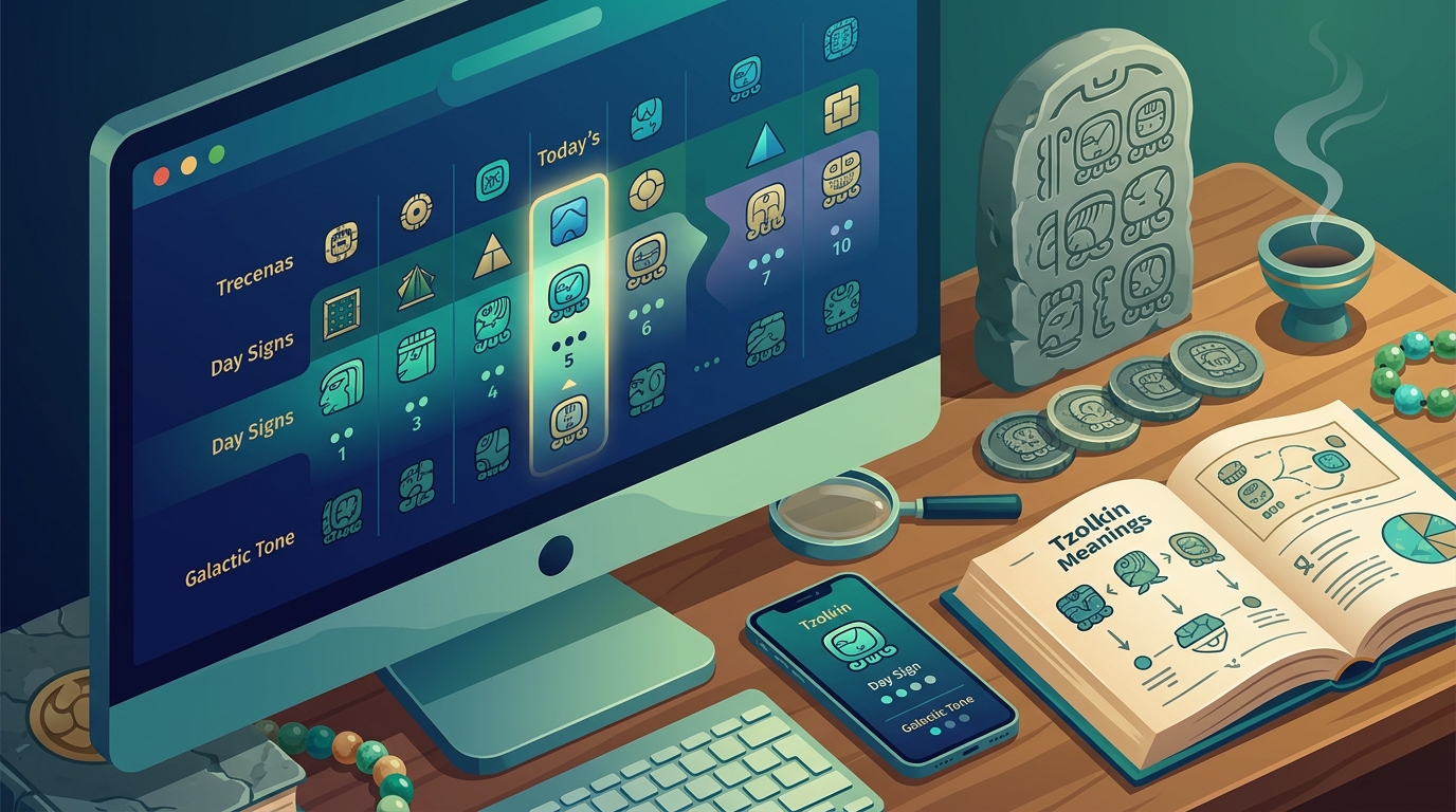 Where to Read Today's Tzolkin Daily Meaning