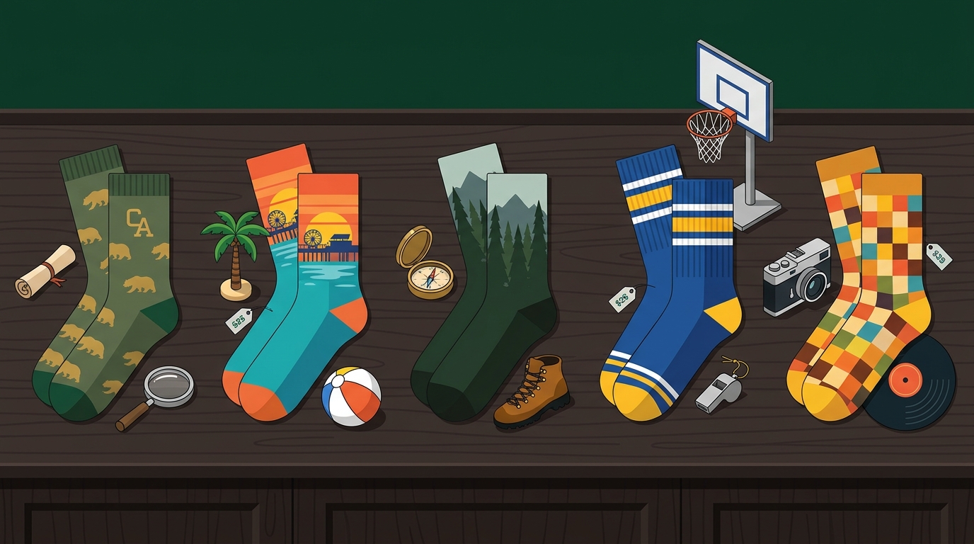 5 Top Websites to Shop for California Love Socks Online