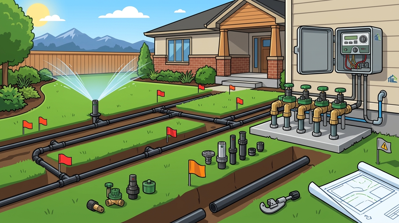 Professional Sprinkler System Installation in Denver Homes