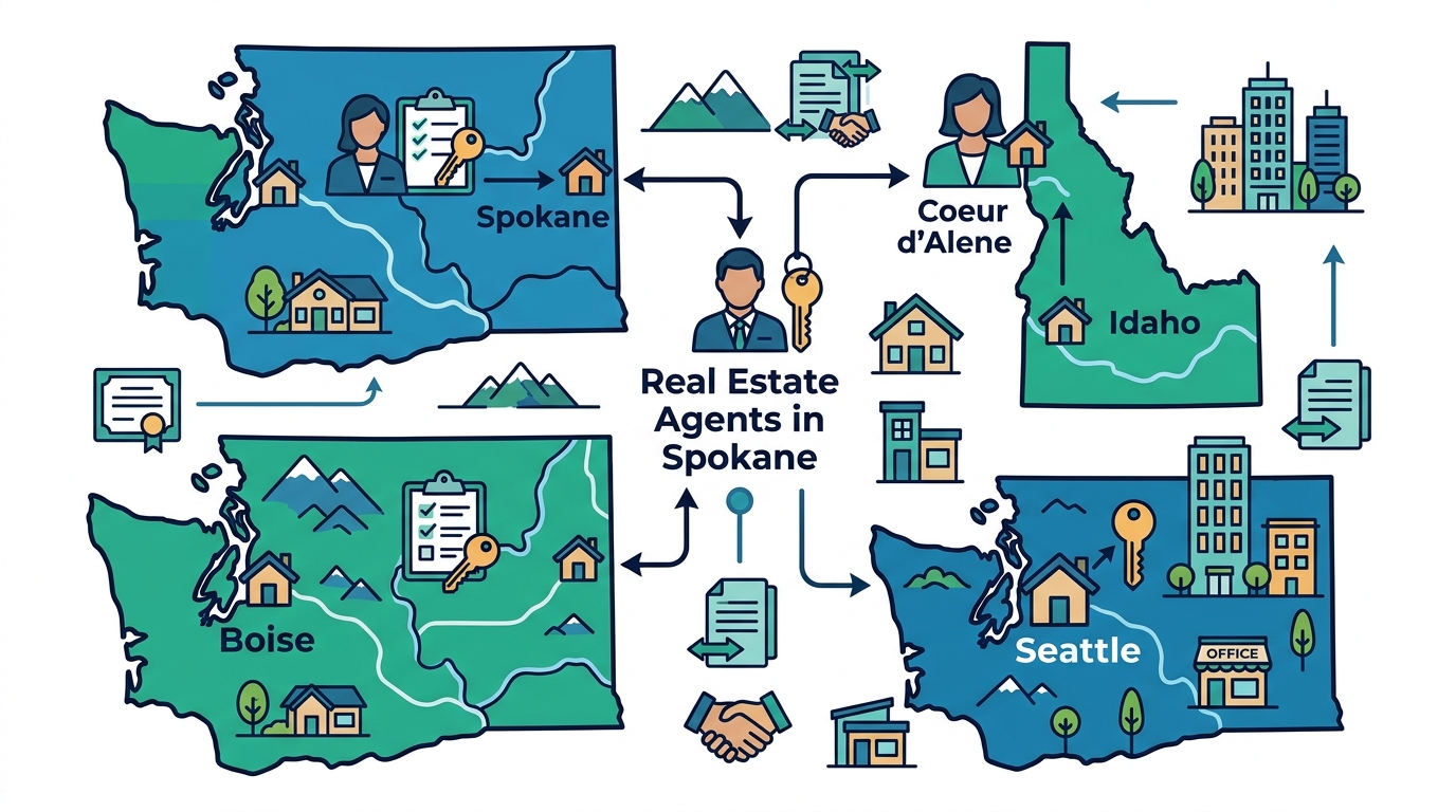 Real Estate Agents in Spokane, Coeur d'Alene, Boise, and Seattle
