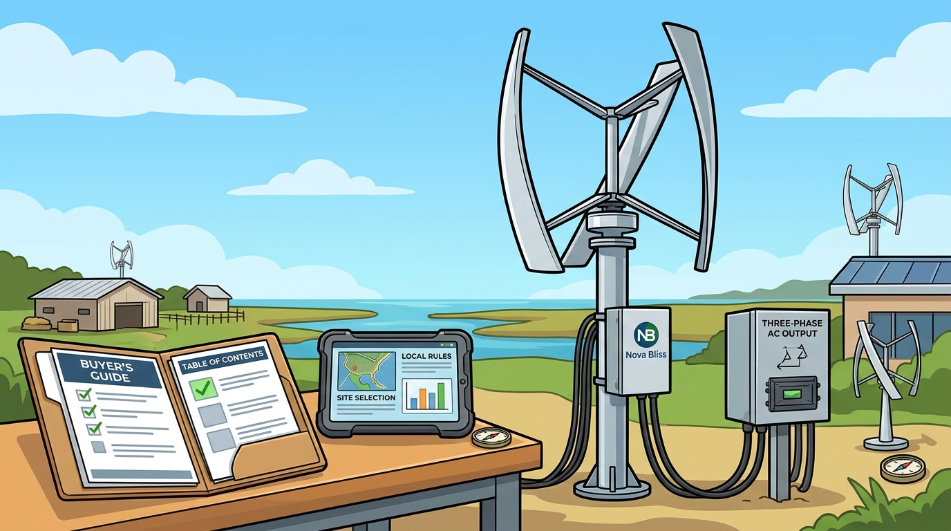 Where to Buy 10-30 kW Vertical Wind Turbines in Ocean Springs