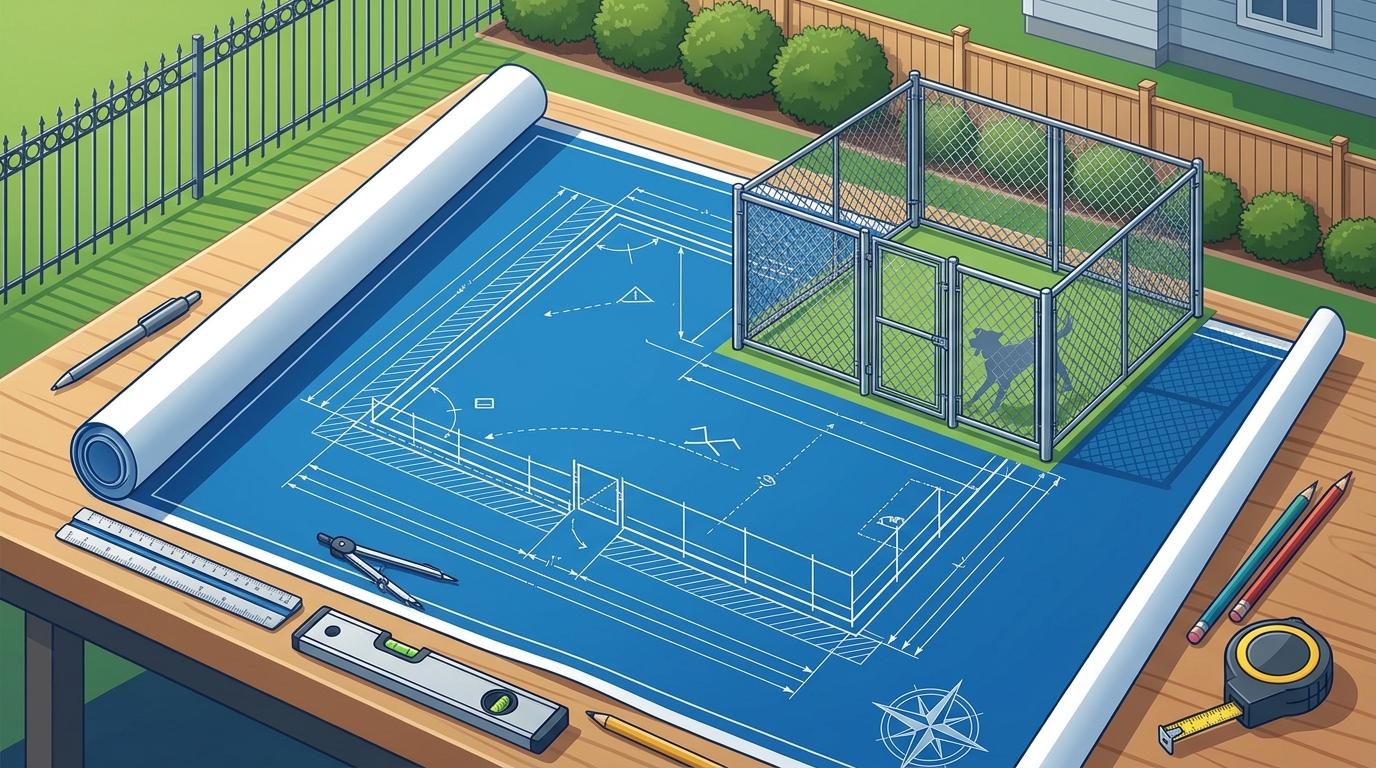 Custom Dog Kennel Planning for Greenwood Yards