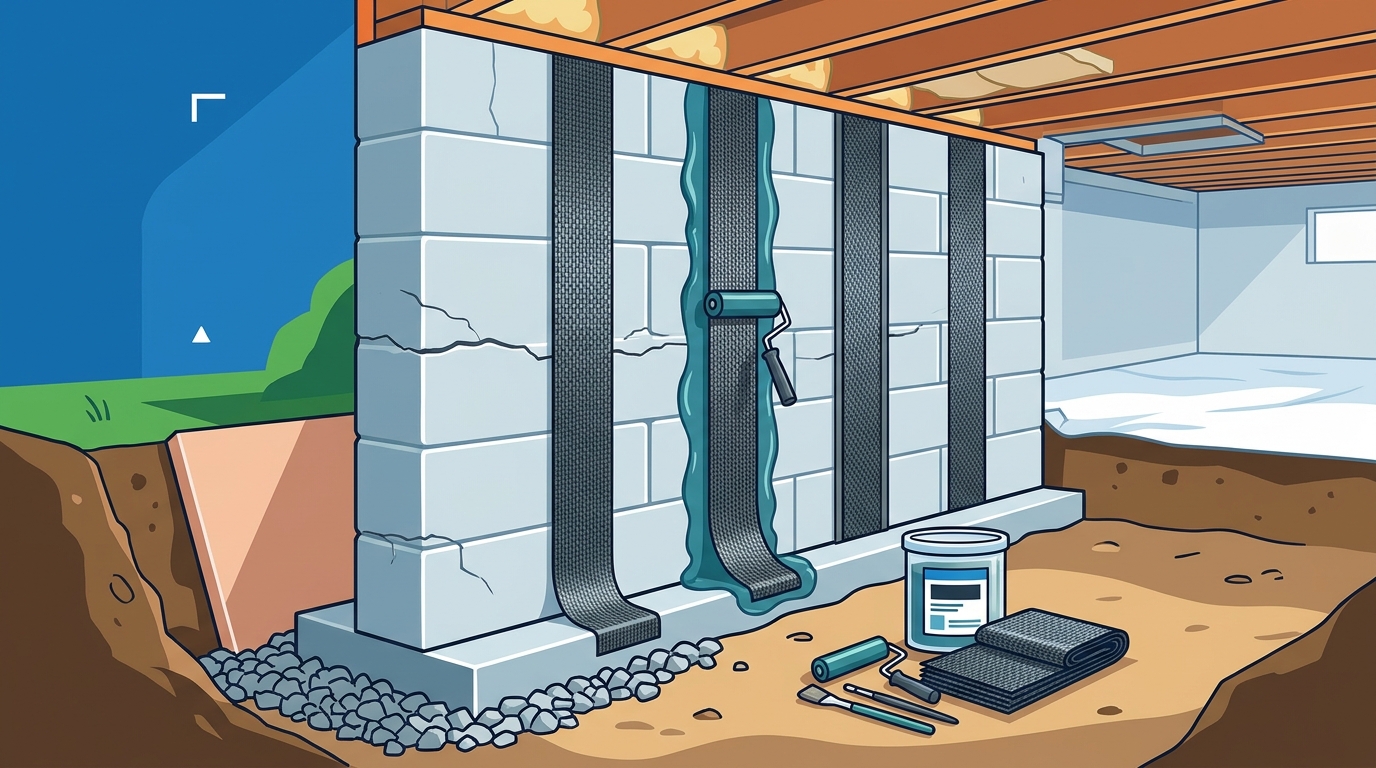 Carbon Fiber Reinforcement for Foundation Wall Cracks in 2026