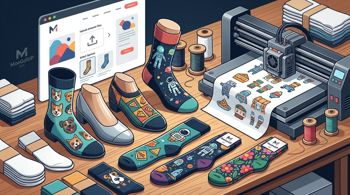 7 Best Places to Order Custom Cartoon Socks with Your Own Design