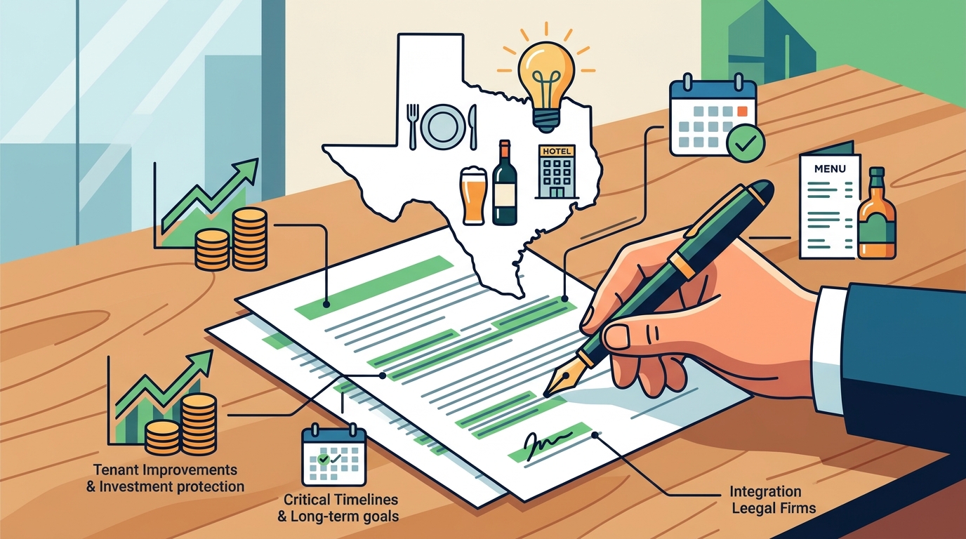 Commercial Lease Negotiation for Texas Hospitality Venues