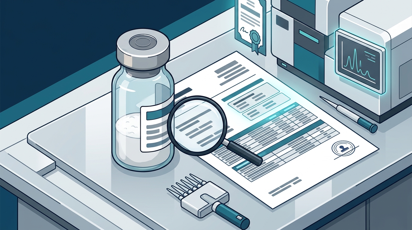 Reading a Peptide COA: The 2026 Verification Checklist
