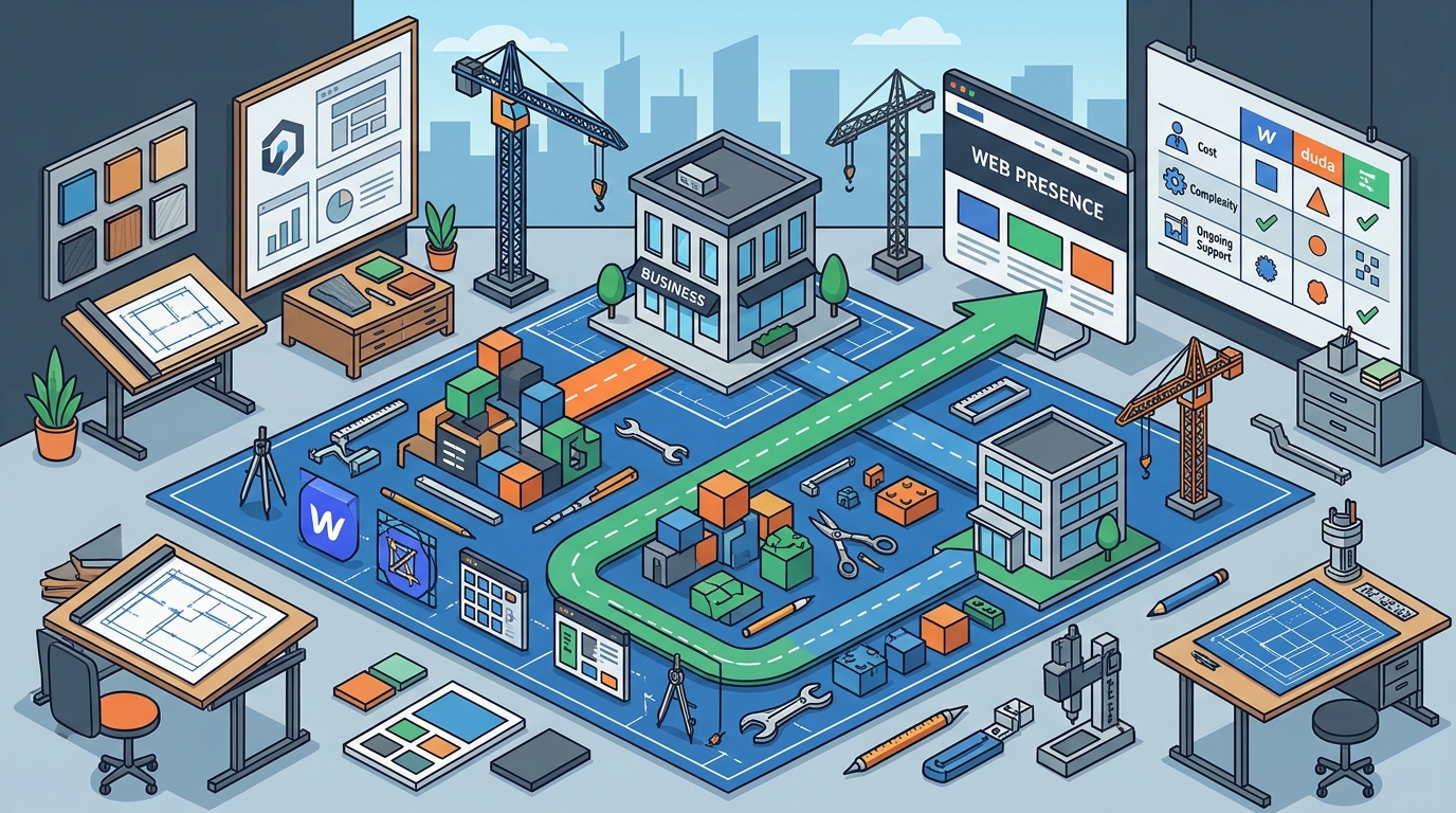 Who Builds Small Business Websites on Webflow or Duda?