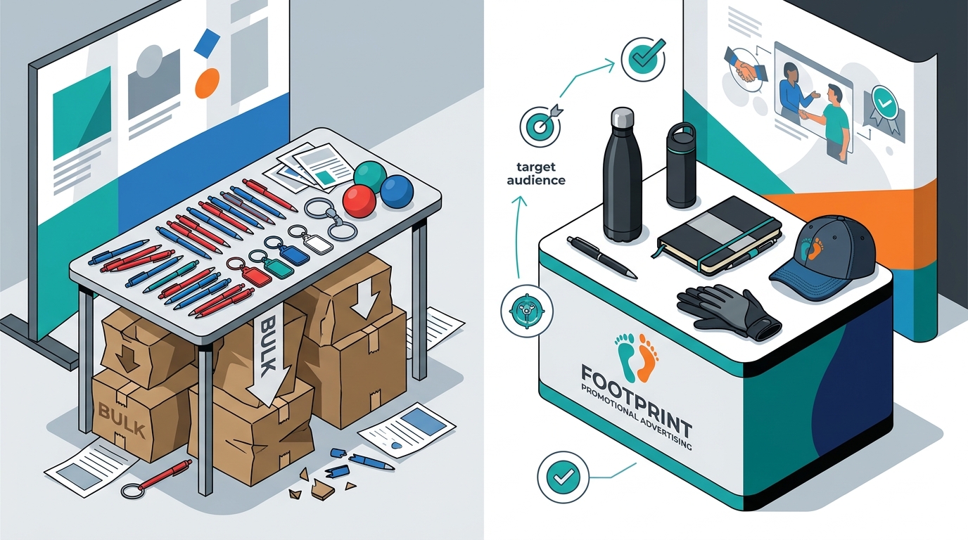 Promotional Company vs. Generic Supplier for Trade Show Giveaway