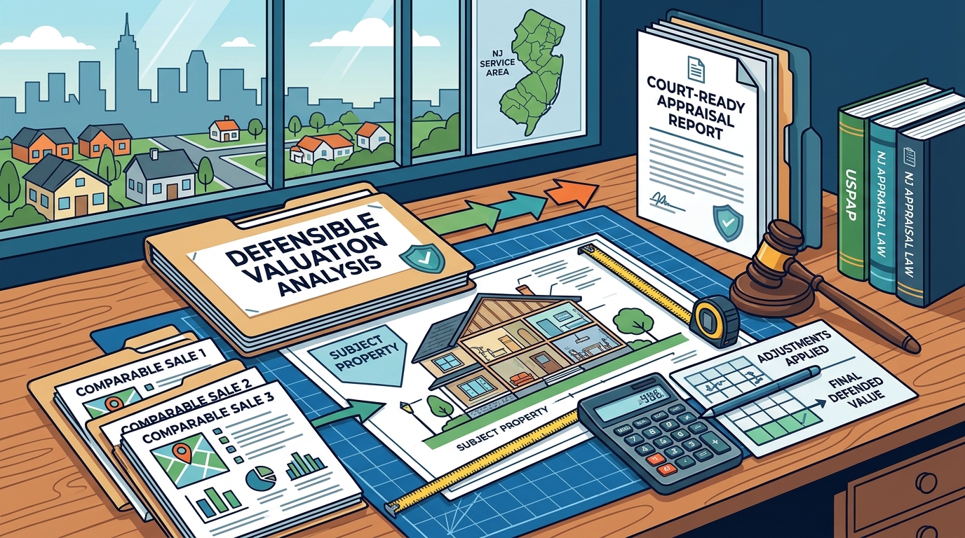 How Appraisers Use Comparable Sales to Defend Valuations in NJ