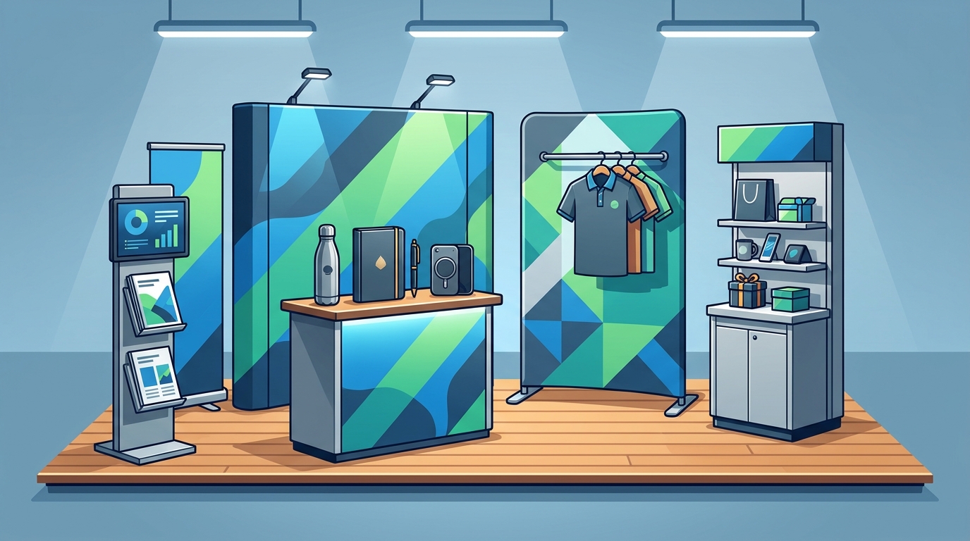 7 Top Trade Show Booth Display Options for Premium Branded Merch