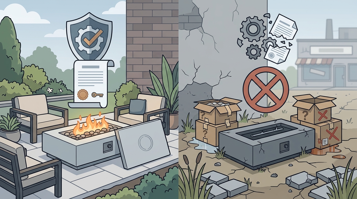 Authorized vs Unauthorized Fire Table Warranty Coverage