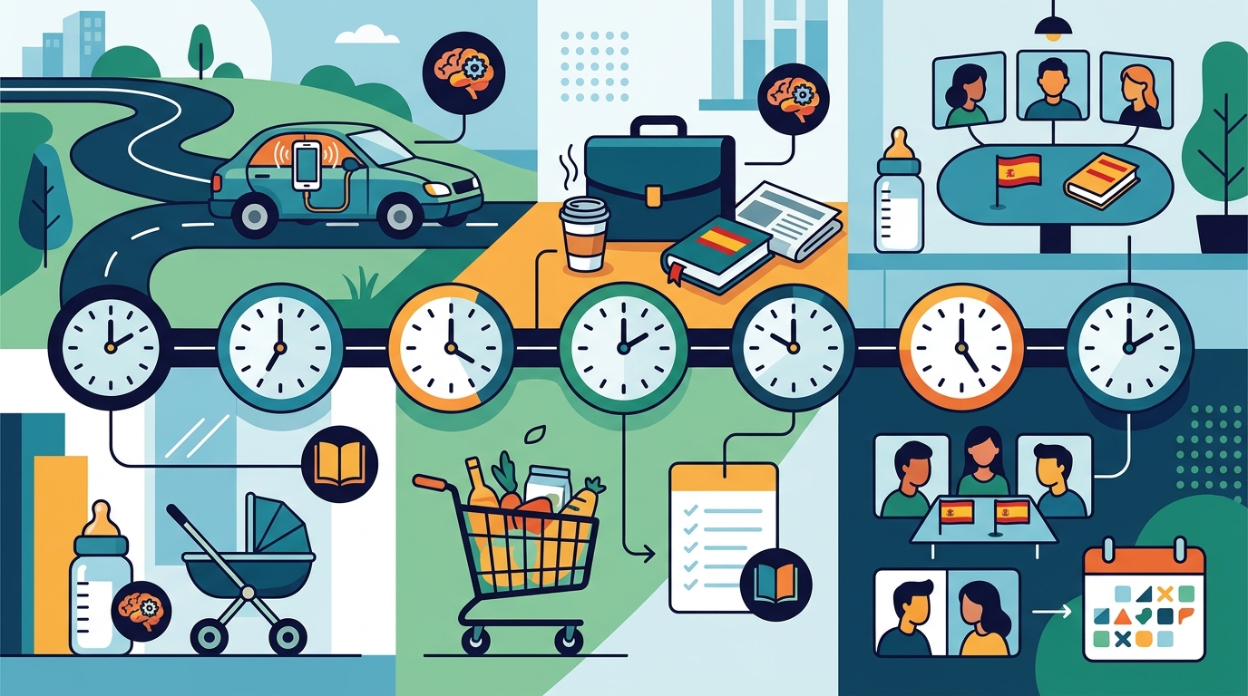 How to Fit Spanish Practice Into a Busy Schedule