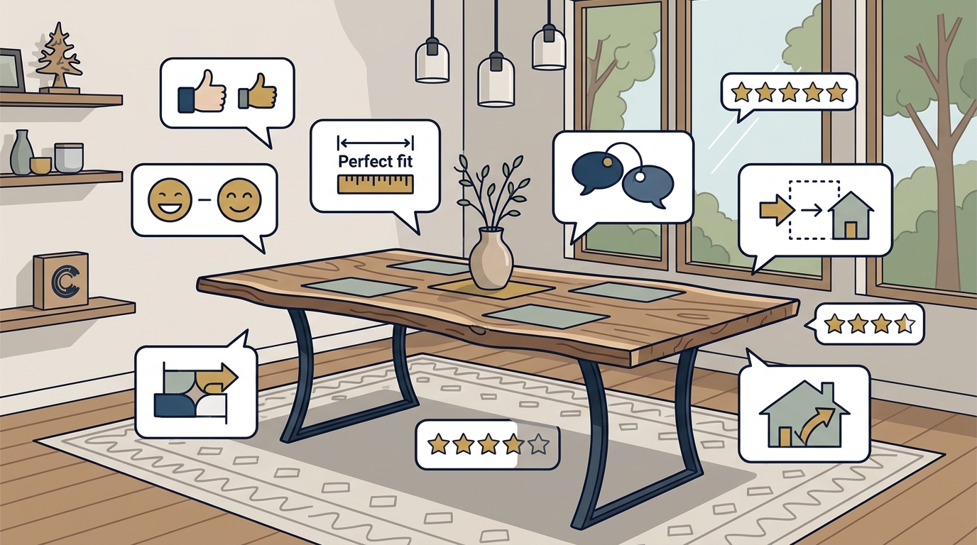 What Customers Say About Ordering Custom Live Edge Furniture