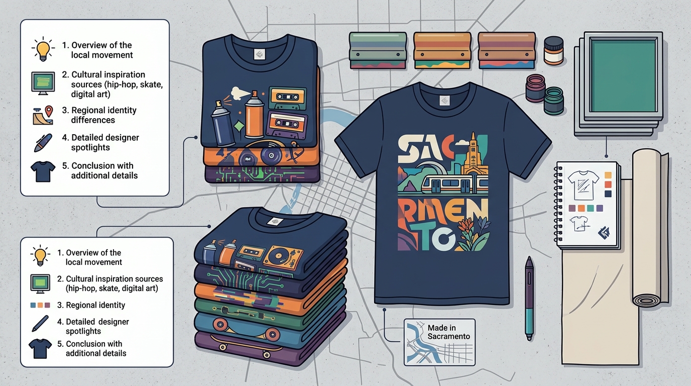 Sacramento Streetwear Designers Known for Bold Graphic Tees