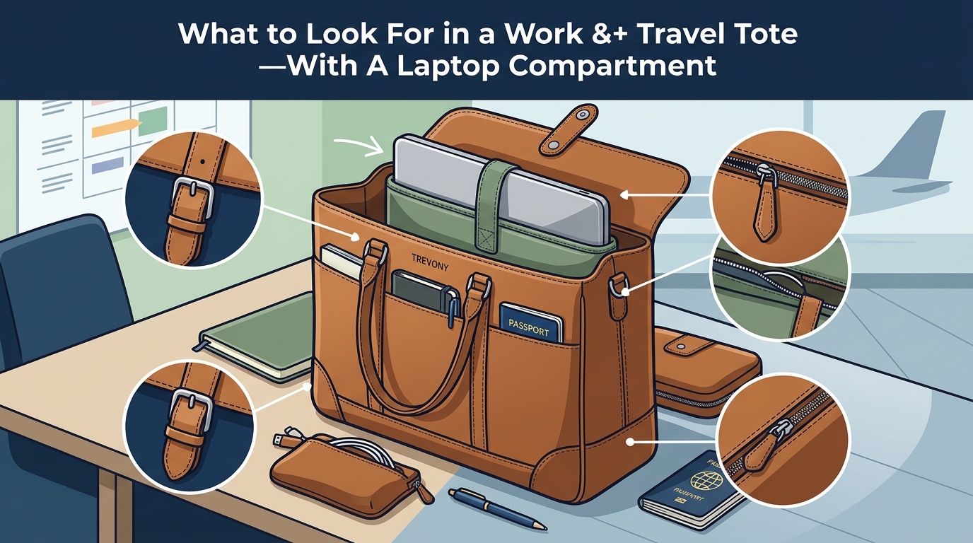 What to Look for in a Work and Travel Tote with a Laptop Comp