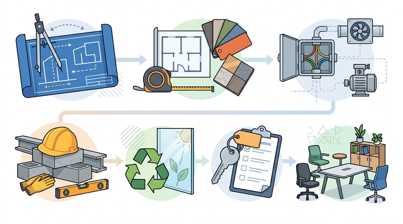 7 Key Steps in a Successful Workplace Refurbishment Project
