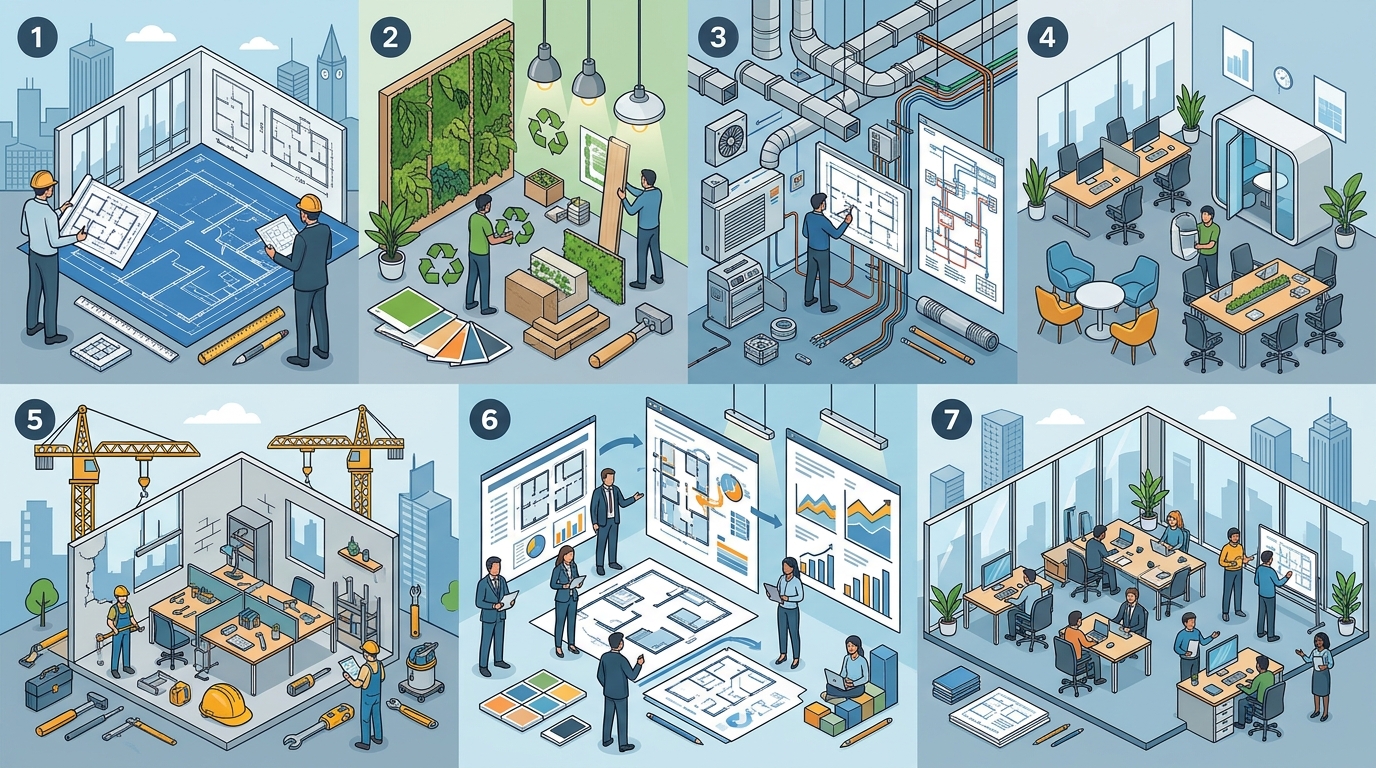 7 Top Office Refurbishment Firms in Manchester Compared