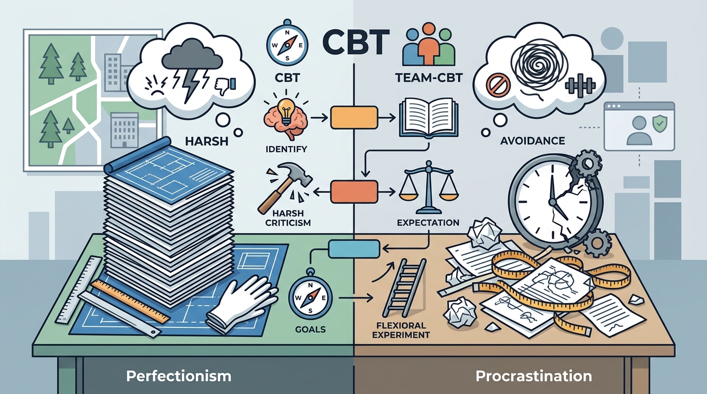 CBT for Perfectionism, Procrastination, and Self-Criticism in NJ
