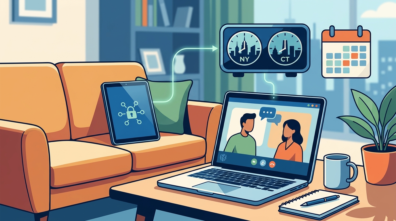 How Online Therapy Works for Busy Couples at RBM