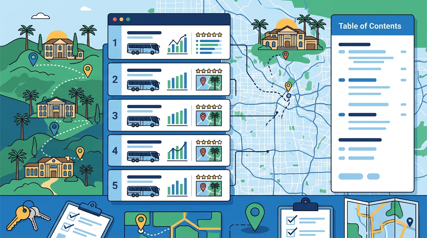 Top 5 Bus Companies for Celebrity Home Tours in Los Angeles