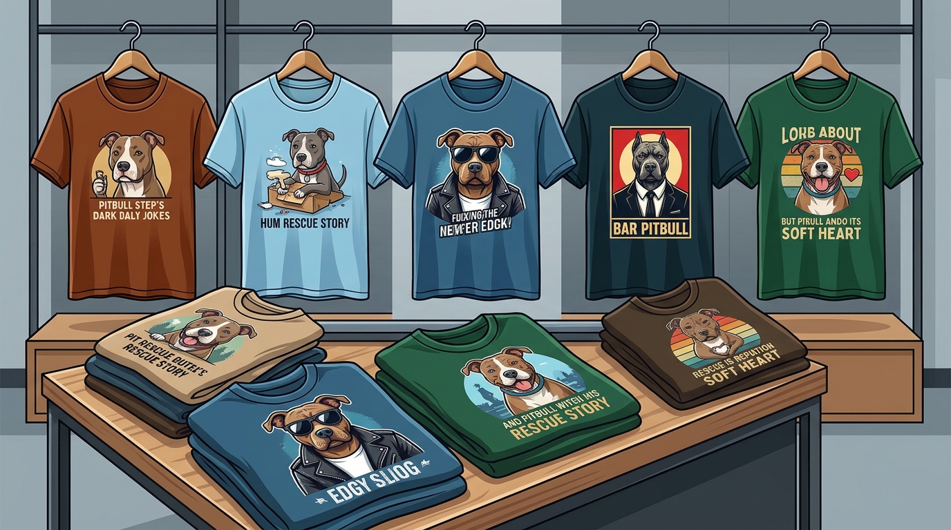7 Best Funny Pitbull Rescue Tees with Adult Humor