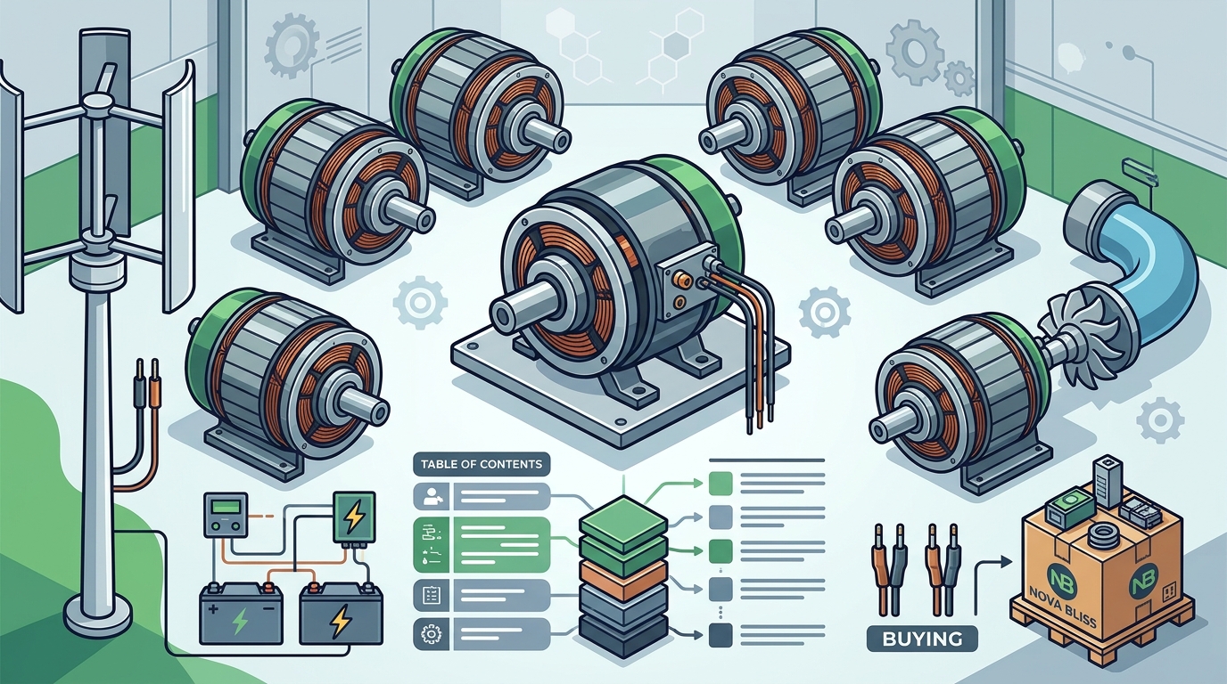 Where to Buy Low-RPM Three-Phase PMGs for DIY Wind and Hydro