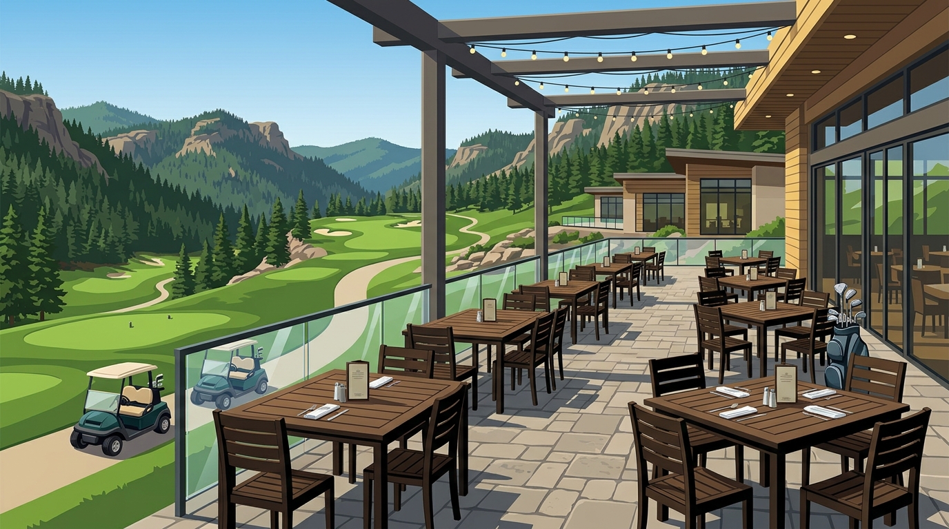 Golf Courses Near Rapid City with On-Site Restaurant and Outdoor