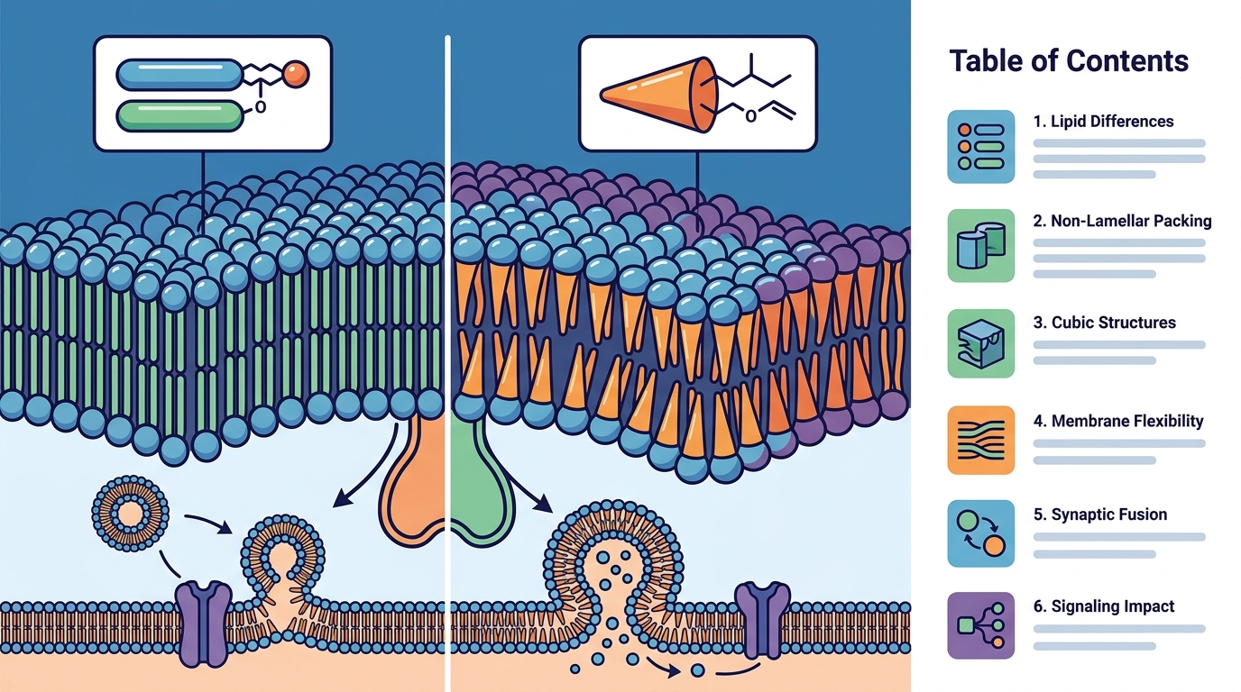 How Plasmalogens Organize Cell Membranes Differently Than Lipids