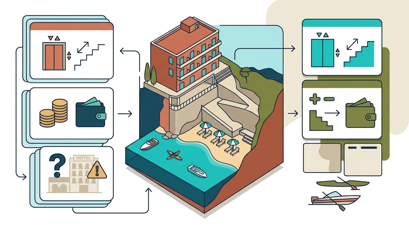 Curated Amalfi Coast Hotels: Swimming and Beach Access Guide