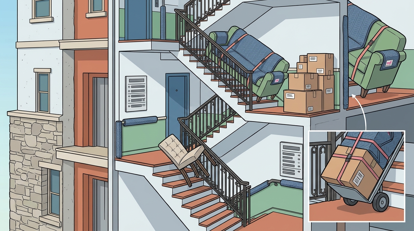 Apartment and Condo Movers in Austin TX: Navigating Tight Stairs
